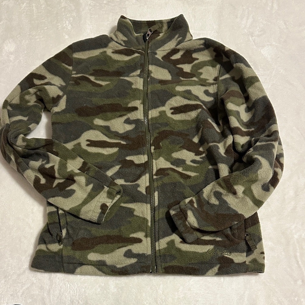 Kids Camo Zip Up